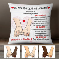 Personalized Couple Spanish Pareja Pillow AP53 67O47 thumb 1