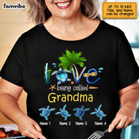 Personalized Grandma Turtle T Shirt JN232 30O47 thumb 1