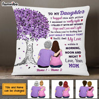 Personalized Daughter Tree Pillow FB191 73O47 thumb 1