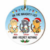 Personalized Cats Regret Nothing Christmas  Ornament OB291 73O47 1