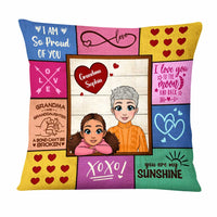 Personalized To My Granddaughter From Grandma A Bond Can't Be Broken Pillow 23033 thumb 1
