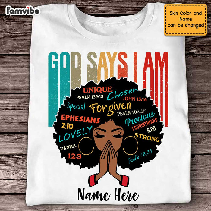 Personalized BWA God Says T Shirt OB43 87O47 1