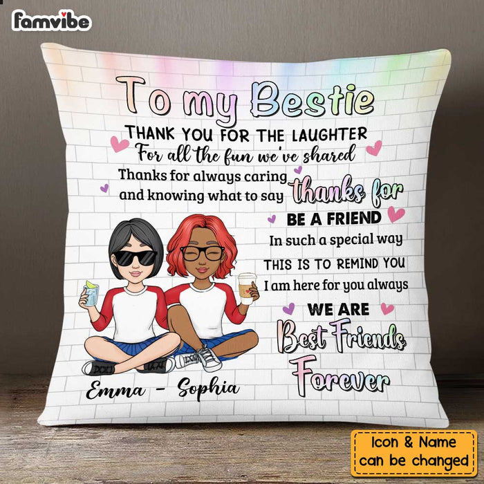 Personalized To My Friend Sister Pillow OB312 23O34 1