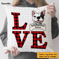 Personalized Love Dog  Pillow DB32 30O47 thumb 1