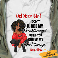 Personalized Don't Judge BWA White T Shirt JL134 65O47 thumb 1