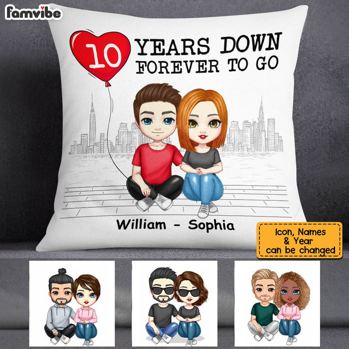 Personalized Couple Anniversary Pillow JL153 85O53 1