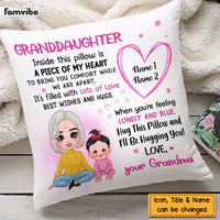Personalized Granddaughter Hug This Pillow FB163 95O57 thumb 1
