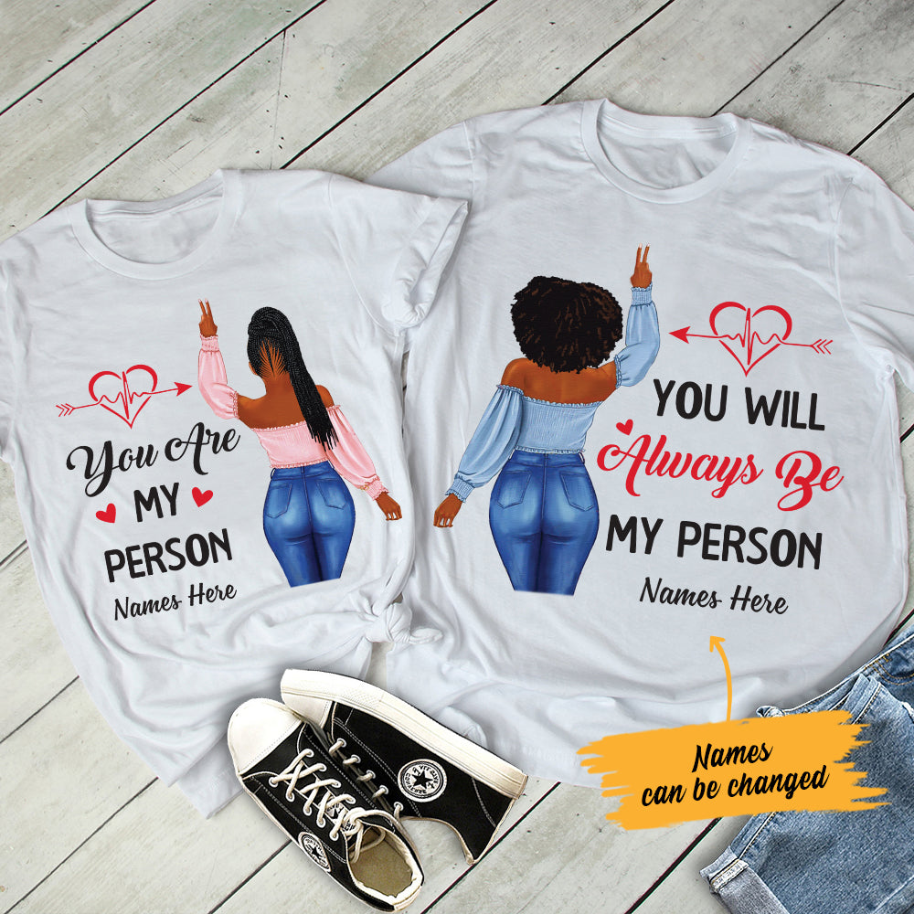 Personalized BWA Friends Couple T Shirt SB142 65O47