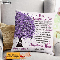 Personalized Daughter In Law Tree Pillow MR42 67O36 thumb 1