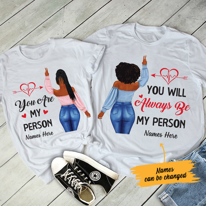 Personalized BWA Friends Couple T Shirt SB142 65O47 1