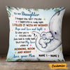 Personalized Daughter Elephant Pillow JR66 24O47 1