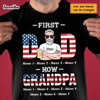 Personalized Dad Grandpa 4th of July Independence Day T Shirt MY192 32O47 thumb 1