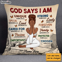 Personalized Gift For Daughter God Says I Am Pillow 22777 thumb 1