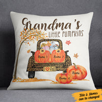 Personalized Grandma Little Pumpkins Truck Pillow SB211 30O58 (Insert Included) thumb 1