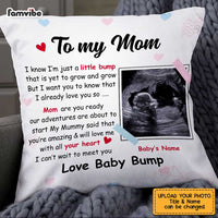 Personalized  Baby Ultra Sound Mom Grandma Grandpa Pillow MR93 30O47 thumb 1
