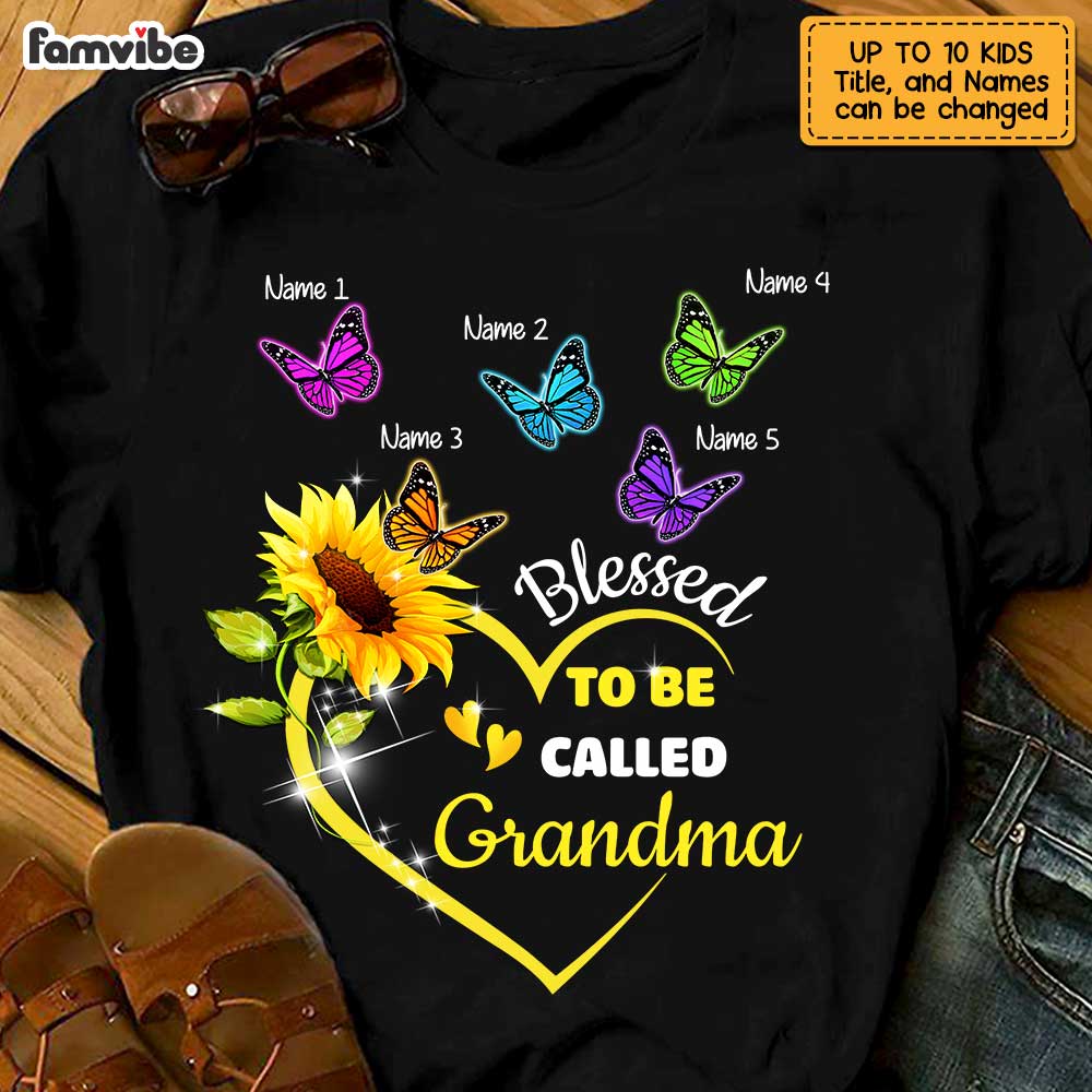 Personalized Grandma Happiness T Shirt AP21 26O47