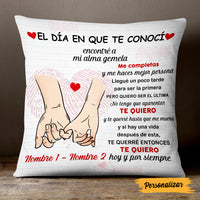 Personalized Couple Spanish Pareja Pillow AP53 67O47 thumb 1