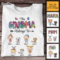 Personalized Grandma Belongs To T Shirt AG135 87O47 thumb 1