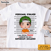 Personalized Cute Personal Stalker Kid T Shirt 24344 thumb 1