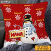 Personalized Grandma Nana Snowman  Pillow NB171 81O47 1