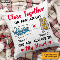 Personalized Close Together Long Distance  Pillow SB2445 30O47 thumb 1