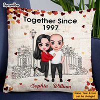 Personalized Couple Together Since Pillow JN223 23O47 thumb 1