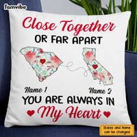 Personalized Close Together Long Distance  Pillow SB2422 30O47 thumb 1