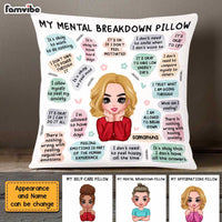 Personalized Mental Health Breakdown Affirmations Pillow AG205 58O47 thumb 1