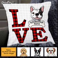 Personalized Love Dog  Pillow DB32 30O47 thumb 1