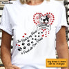 Personalized Dog Mom Road To My Heart T Shirt JR231 95O47 1