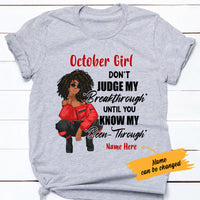 Personalized Don't Judge BWA White T Shirt JL134 65O47 thumb 1