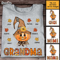 Personalized Fall Scarecrow Grandma T Shirt AG192 85O47 thumb 1