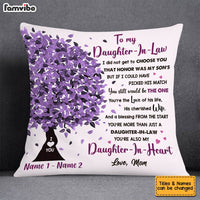 Personalized Daughter In Law Tree Pillow MR42 67O36 thumb 1