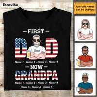 Personalized Dad Grandpa 4th of July Independence Day T Shirt MY192 32O47 thumb 1