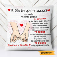 Personalized Couple Spanish Pareja Pillow AP53 67O47 thumb 1