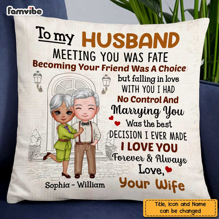 Personalized To My Husband Pillow JN162 85O47 1