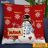 Personalized Grandma Nana Snowman  Pillow NB171 81O47 1