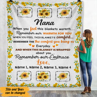 Personalized Grandma Blanket NB233 87O47 thumb 1