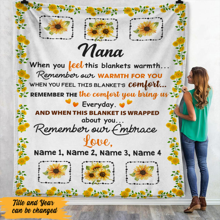 Personalized Grandma Blanket NB233 87O47 1