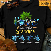 Personalized Grandma Turtle T Shirt JN232 30O47 thumb 1