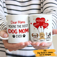 Personalized Dog Mom Happy Mother Day Mug MR241 95O47 thumb 1