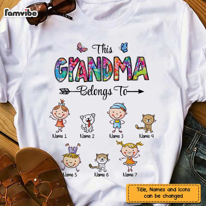 Personalized Grandma Belongs To T Shirt AG135 87O47 1