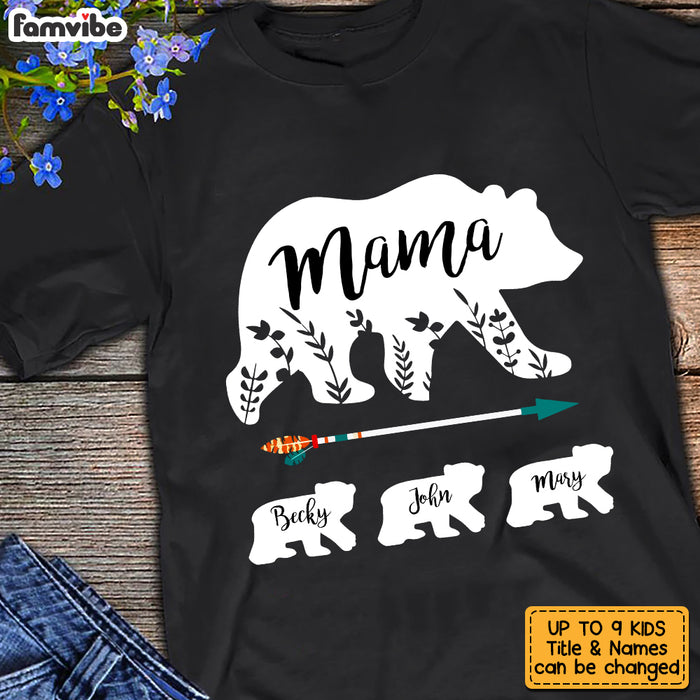 Personalized Mom Mama Bear T Shirt JN187 85O53 1