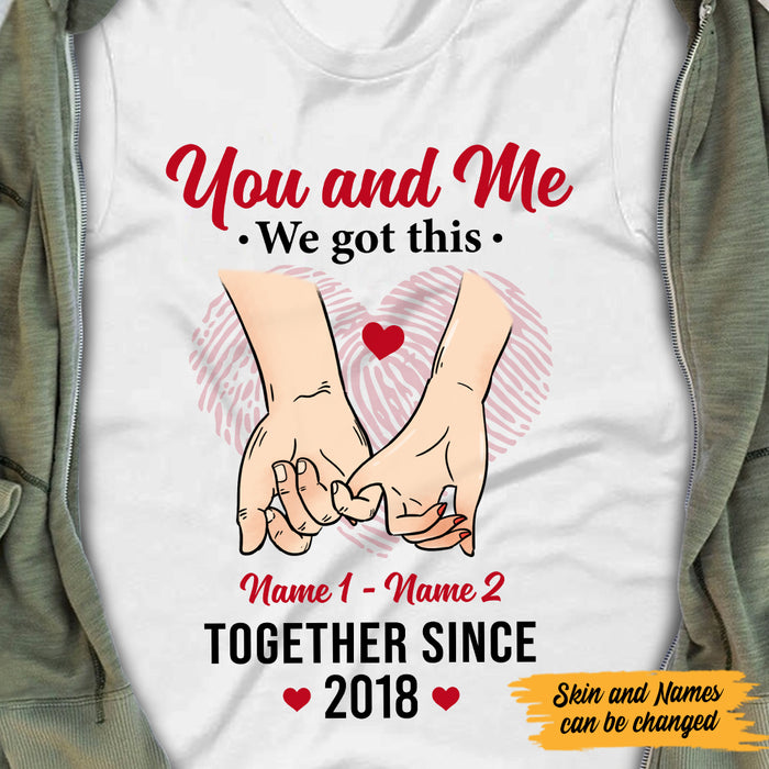 Personalized Couple We Got This T Shirt MR51 67O47 1