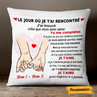 Personalized Couple French Coupler Pillow MR295 67O47 (Insert Included) thumb 1