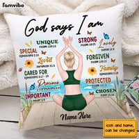 Personalized Gift For Daughter God Says I Am Pillow 22736 thumb 1