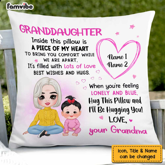 Personalized Granddaughter Hug This Pillow FB163 95O57 1