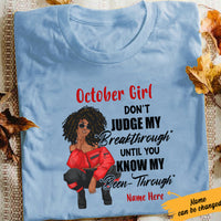 Personalized Don't Judge BWA White T Shirt JL134 65O47 thumb 1