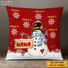 Personalized Grandma Nana Snowman  Pillow NB171 81O47 1