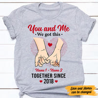 Personalized Couple We Got This T Shirt MR51 67O47 thumb 1